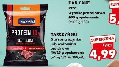 Suszona wołowina proteinowa promocja w Kaufland