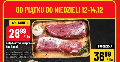 Polędwiczki wieprzowe bez kości promocja w POLOmarket