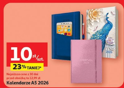 Kalendarze A5 2026 Auchan promocja w Auchan