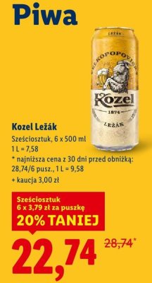 Piwo promocja w Lidl
