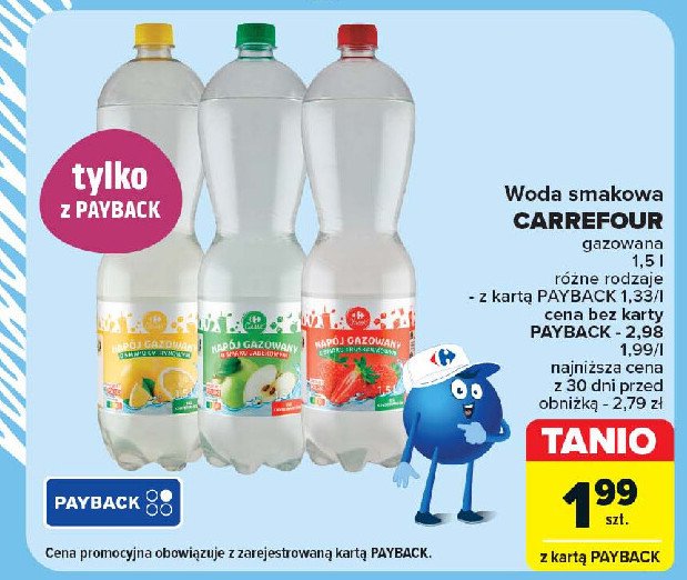 Woda jabłkowa Carrefour classic promocja