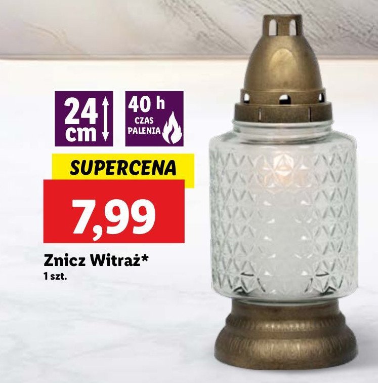 Znicz witraż promocja