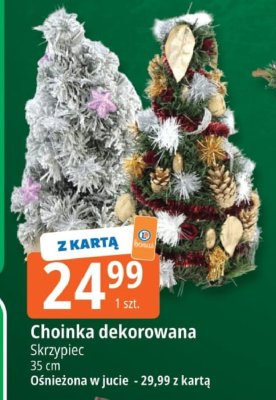 Choinka dekorowana Skrzypiec promocja w Leclerc