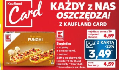 Bagietka z pieczarkami K-classic promocja