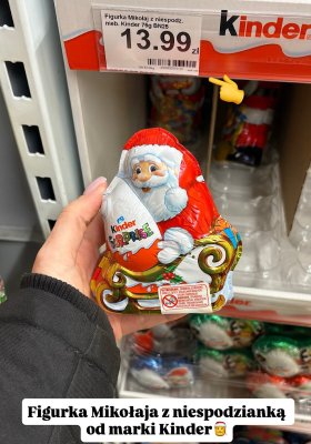 Figurka Mikołaja z niespodzianką  promocja w Dino