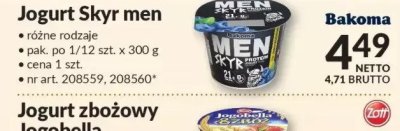 Jogurt zbożowy Jogobella promocja w Makro