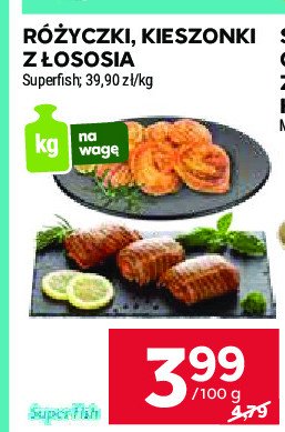 Różyczki z łososia wędzone Superfish promocja w Stokrotka