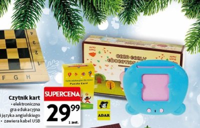 Szachy drewniane promocja w Intermarche