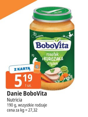 Danie BoboVita Nutricia rosołek z kurczaka z ryżem promocja w Leclerc