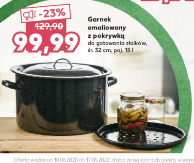 Garnek do gotowania słoików 32 cm promocja