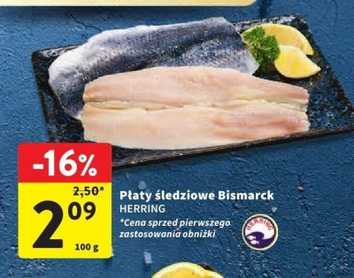 Płaty śledziowe Bismarck HERRING promocja w Intermarche