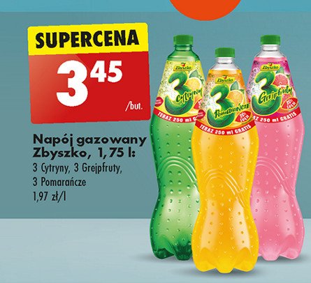 Napój Zbyszko 3 cytryny Zbyszko (napoje) promocja