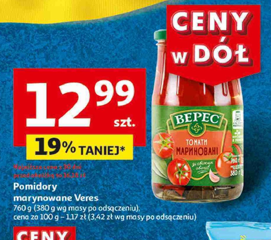 Pomidory marynowane Veres promocja