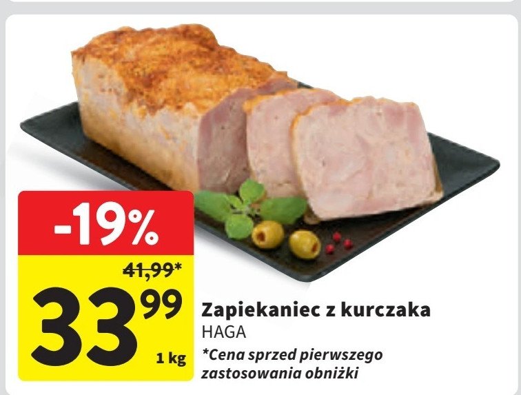 Zapiekaniec z kurczaka Haga promocja w Intermarche