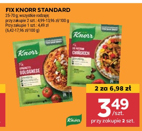 Do potraw chińskich Knorr fix promocja w Stokrotka