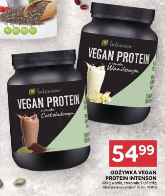 Odżywka Vegan Protein Intenson wanilia/czekolada promocja w Stokrotka