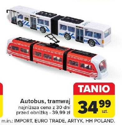 Autobus- zabawka promocja w Carrefour