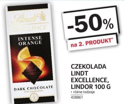 Czekolada Lindt Excellence, Lindor 100 g różne rodzaje promocja w Selgros