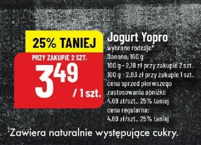 Jogurt Yopro wybrane rodzaje Danone promocja w POLOmarket