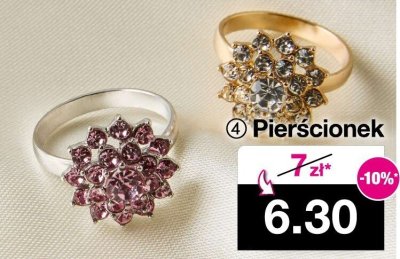 Pierścionek promocja w Woolworth