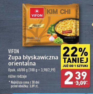 Zupa kim chi Vifon promocja