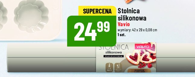 Stolnica silikonowa 42 x 29 x 0.08 cm Vavio promocja w POLOmarket