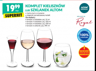 Kieliszki do likieru 55 ml Altom design promocja
