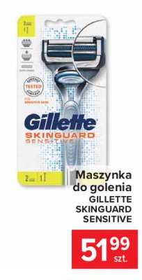 Maszynka do golenia sensitive Gillette skinguard promocja