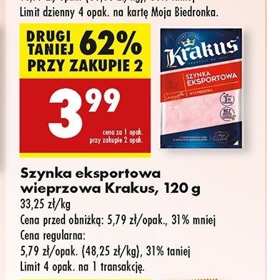Szynka konserwowa Krakus animex promocja