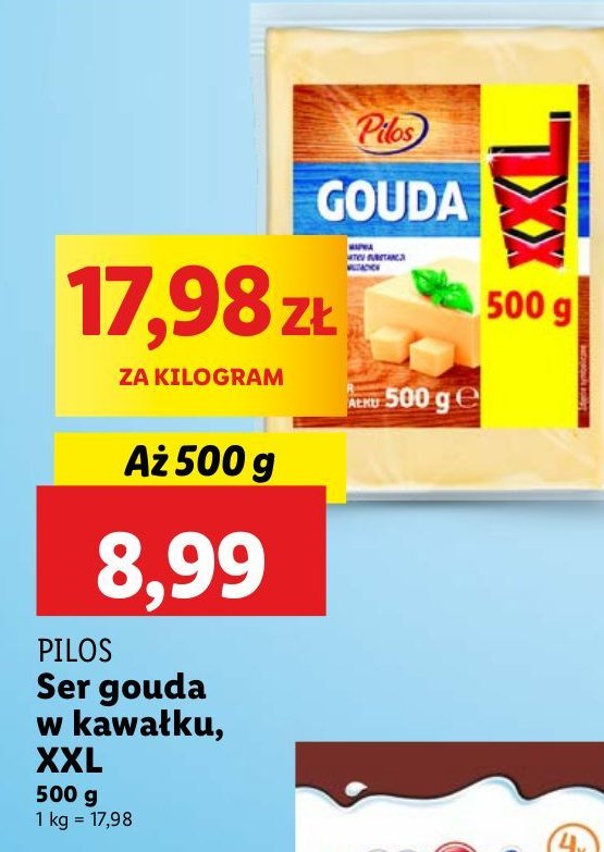 Ser gouda xxl Pilos promocja