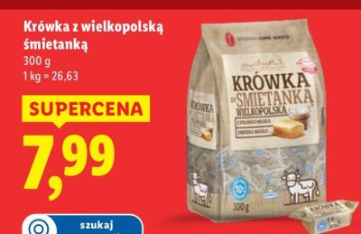 Krówka ze śmietanką wielkopolska promocja w Lidl