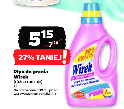Odplamiacz wybielacz color Wirek promocja
