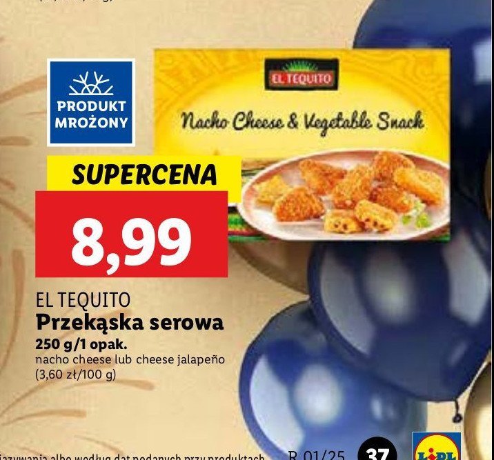 Przysmaki serowe El tequito promocja