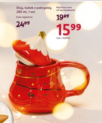 Kubek z pokrywką  promocja w Rossmann