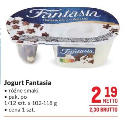 Jogurt Fantasia promocja w Makro