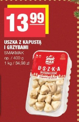Uszka z kapustą i grzybami promocja w SPAR