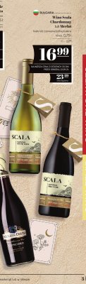 Wino Scala Chardonnay białe 0,75l promocja w POLOmarket