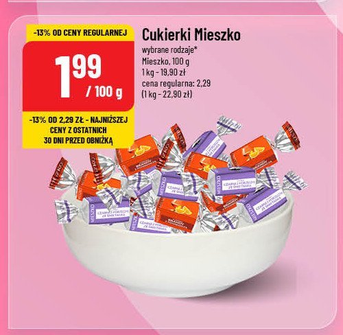 Cukierki czekoladowe Mieszko promocja w POLOmarket