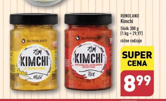 Kimchi z kurkumą Runoland promocja