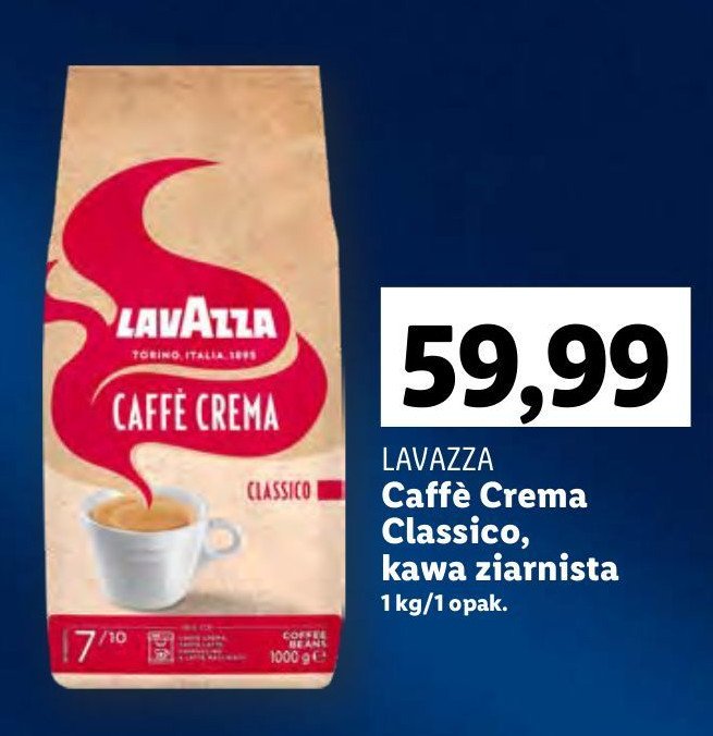 Kawa Lavazza caffe crema promocja