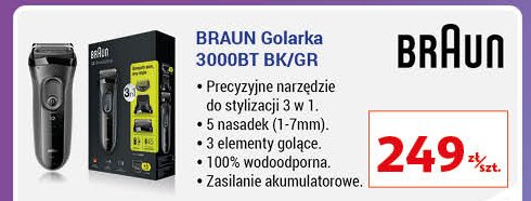 Golarka męska 300bt Braun series 3 promocja