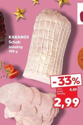 Schab śnieżny KABANOS 100 g promocja w Kaufland