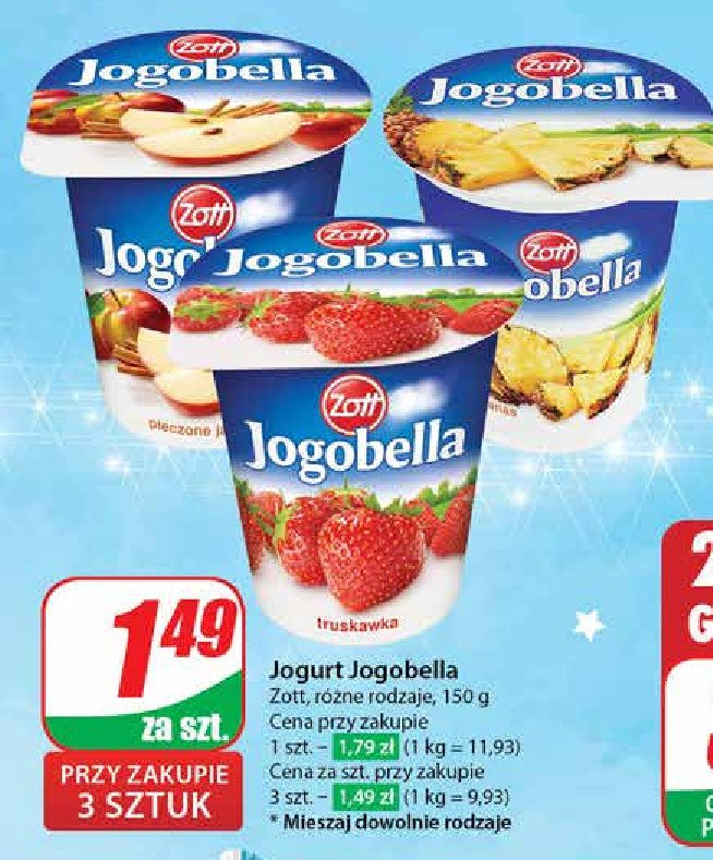 Jogurt ananas Zott jogobella promocja