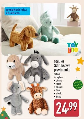 Zabawka Sztruksowa przytulanka  promocja w Aldi