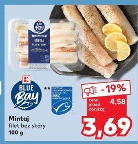 Filet z mintaja bez skóry K-classic blue bay promocja