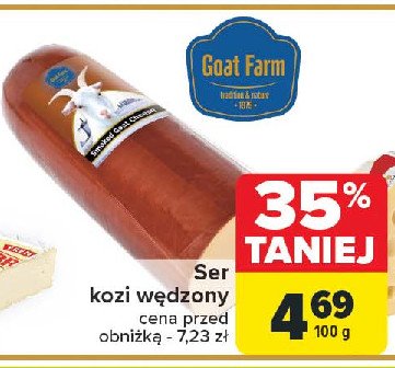 Ser kozi wędzony Goat farm promocja