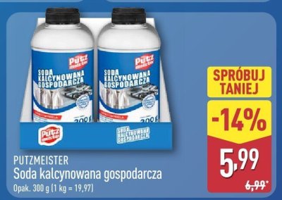 Soda PUTZMEISTER Soda kalcynowana gospodarcza promocja w Aldi