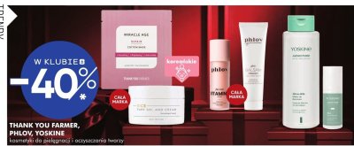 Kosmetyki do pielęgnacji i oczyszczania twarzy THANK YOU FARMER, PHLOV, YOSKINE promocja w Super-Pharm