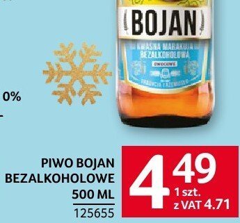 Piwo Bojan bezalkoholowe 500 ml promocja w Selgros