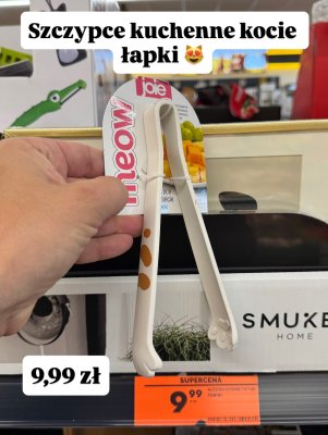 Szczypce kuchenne kocie łapki Joie promocja w Biedronka